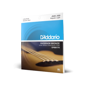 D'Addario 45-100 Regular Light, Long Scale, Phosphor Bronze Acoustic Bass Strings