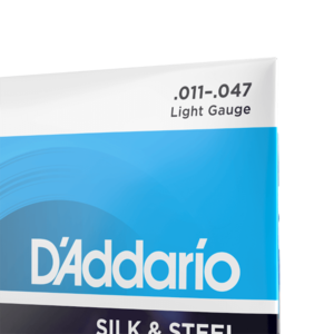 D'Addario 11-47 Light, Silk & Steel Acoustic Guitar Strings