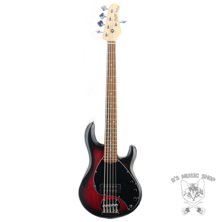 Sterling by Music Man SUB Series Sterling by Music Man SUB Series StingRay5 in Ruby Red Burst Satin, 5-String
