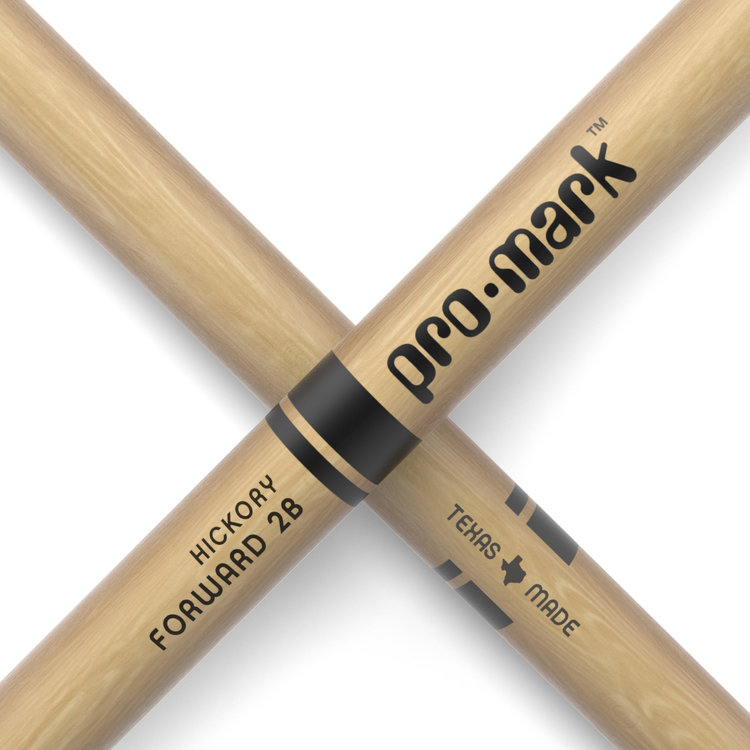 Promark ProMark Classic Forward 2B Hickory Drumstick, Oval Wood Tip
