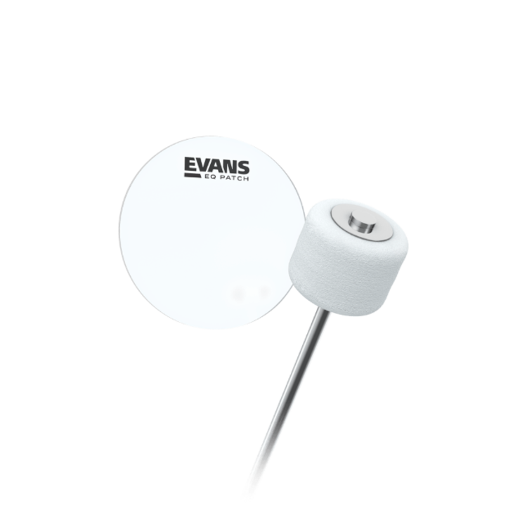 Evans Evans EQ Single Pedal Patch, Clear Plastic