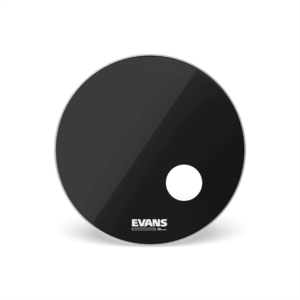 Evans Evans EQ3 Resonant Black Bass Drum Head, 22 Inch