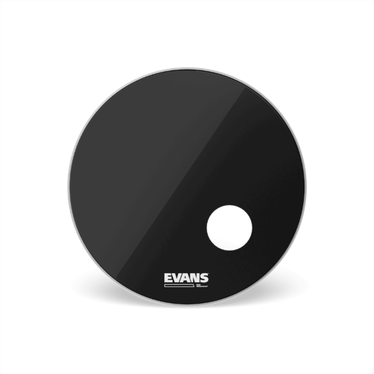 Evans Evans EQ3 Resonant Black Bass Drum Head, 22 Inch