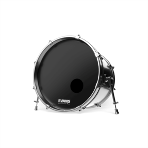 Evans Evans EQ3 Resonant Black Bass Drum Head, 22 Inch