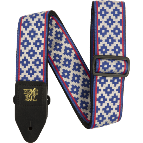 Ernie Ball Ernie Ball Blue Crux Jacquard Strap Ernie Ball Ernie Ball Blue Crux Jacquard Strap