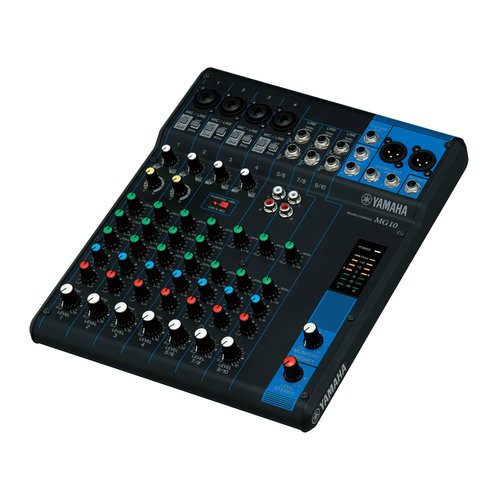 Yamaha Yamaha MG10 10-input stereo mixer, 2 channels of single-knob compression Yamaha Yamaha MG10 10-input stereo mixer, 2 channels of single-knob compression