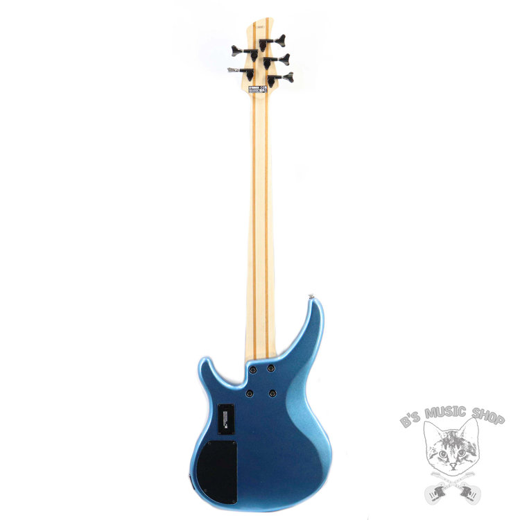 Yamaha Yamaha TRBX305 FTB 5-string, Factory Blue, mahog body, 5-pc maple/RW nk, M5 HB pu, 2-band EQ, Performance EQ switch