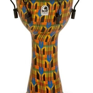 Toca Toca Freestyle 10" Mechanically Tuned Extended Rim Djembe - Kente