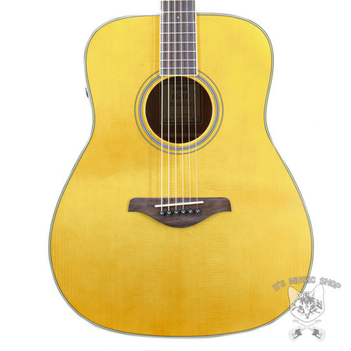 Yamaha Yamaha FG-TA VT Vint Tint FG Transacoustic, pass piezo, TA rvrb & chrs, clear pickgrd