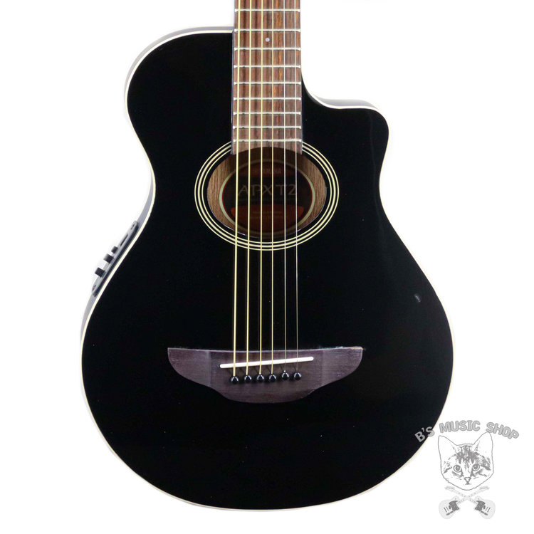 Yamaha Yamaha APXT2 BL 3/4-scale, ac/el, gig bag, spruce top, meranti B&S,,Black