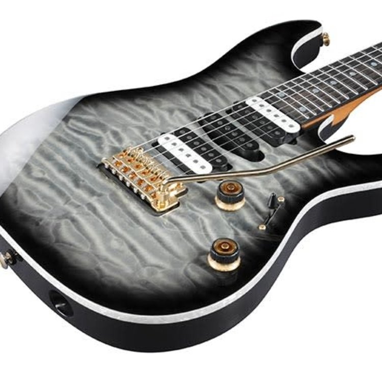 Ibanez Ibanez Premium AZ47P1QM Electric Guitar w/Bag - Black Ice Burst