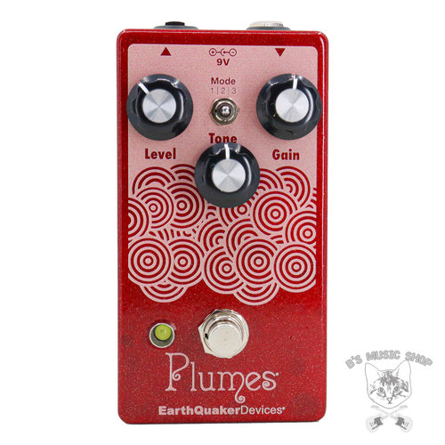 EarthQuaker Devices EarthQuaker Devices Plumes - B's Music Custom Red Starlight