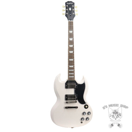 Epiphone Epiphone 1961 Les Paul SG Standard in Aged Classic White w/Hard Case Epiphone Epiphone 1961 Les Paul SG Standard in Aged Classic White w/Hard Case