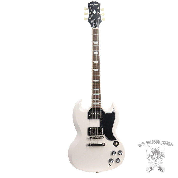 Epiphone Epiphone 1961 Les Paul SG Standard in Aged Classic White w/Hard Case