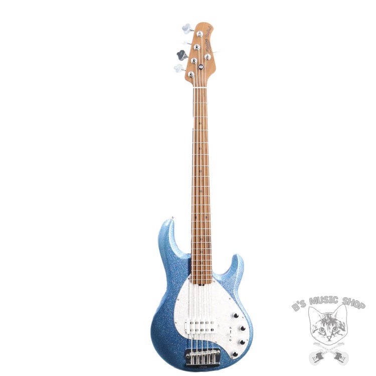 Sterling by Music Man Sterling by Music Man StingRay RAY35 Sparkle in Blue Sparkle w/Gig Bag