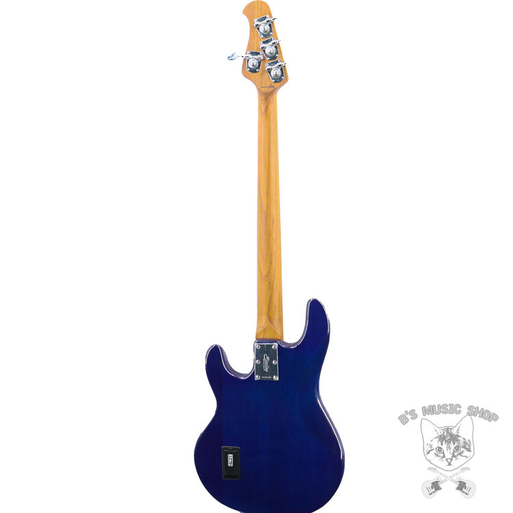 Sterling by Music Man Sterling by Music Man StingRay RAY34 Flame Maple in Neptune Blue w/Gig Bag