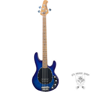 Sterling by Music Man Sterling by Music Man StingRay RAY34 Flame Maple in Neptune Blue w/Gig Bag