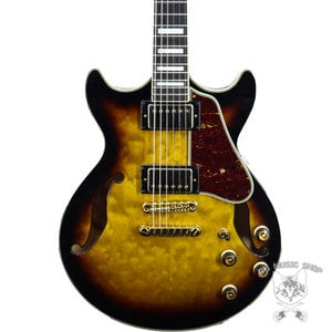 Ibanez Ibanez Artcore Expressionist AM93QM Electric Guitar - Antique Yellow Sunburst