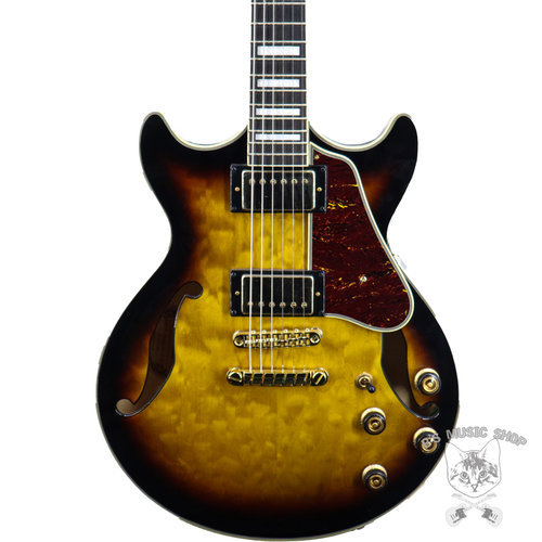 Ibanez Ibanez Artcore Expressionist AM93QM Electric Guitar - Antique Yellow Sunburst