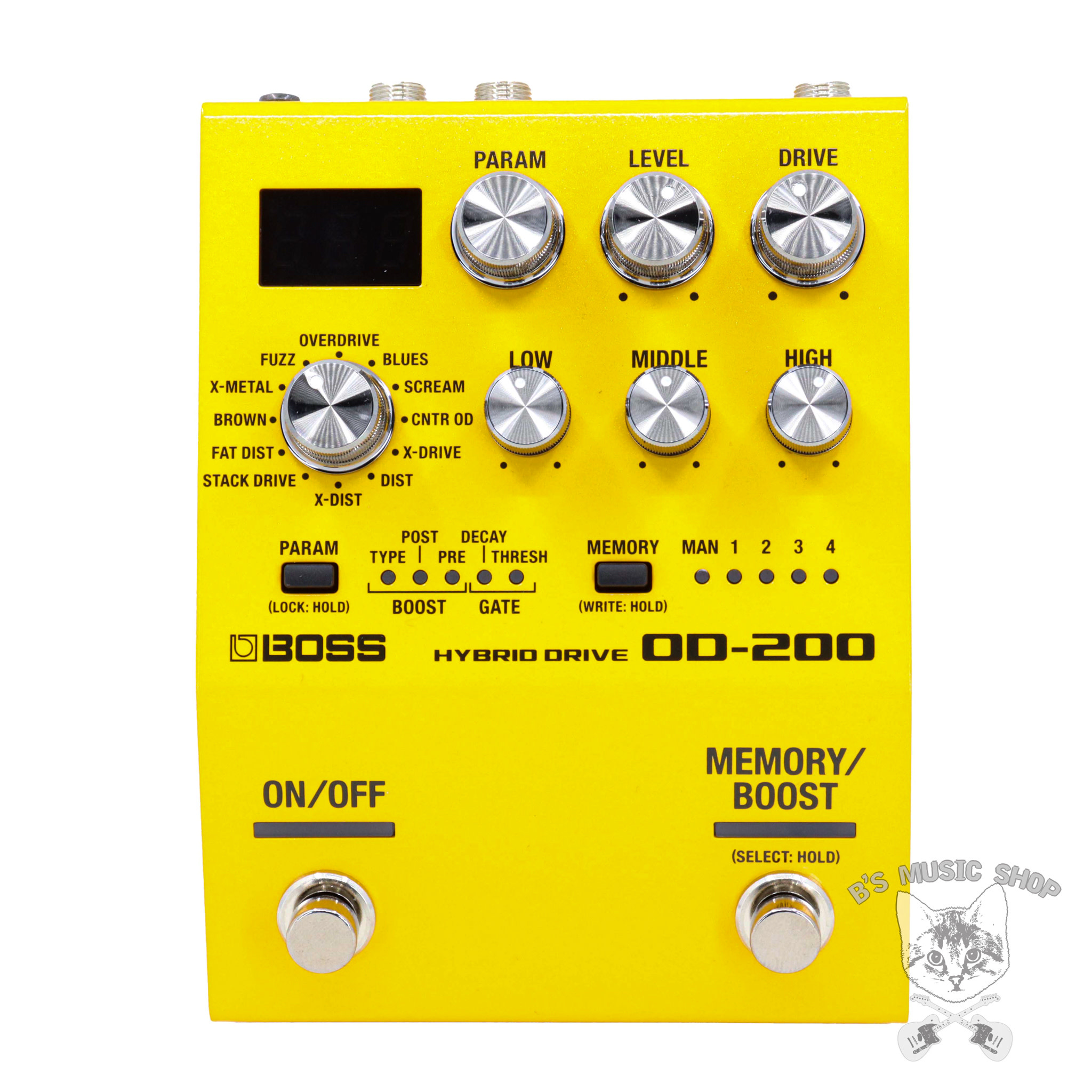 Pedal Guitarra Electrica Pedal BOSS OD-200 - Overdrive/Distorsión