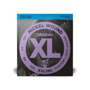 D'Addario D'Addario EXL190 40-100 Custom Light, Long Scale, XL Nickel Bass Strings