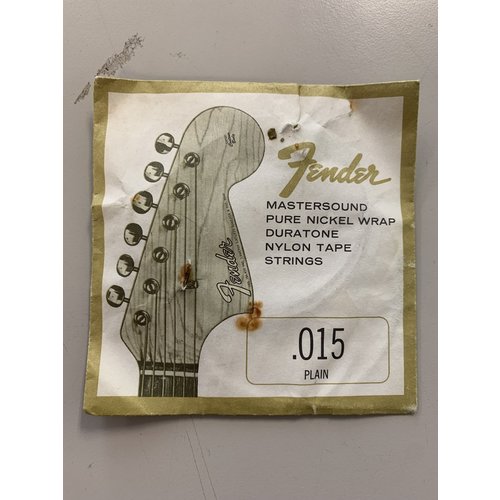 Vintage 1960's Fender Mastersound Pure Nickel Wrap Duratone Nylon Tape Strings 1 B String  .015 Plain