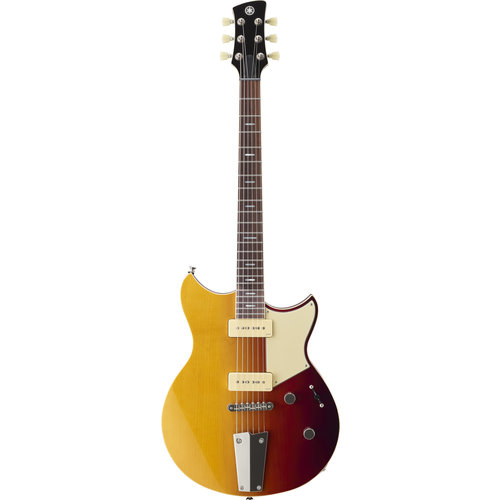 Yamaha Yamaha RSS02T SSB Standard, Sunset Burst, chambered bdy, satin nck, stainlss steel frets, 5-way, focus switch (passive boost), gigbag