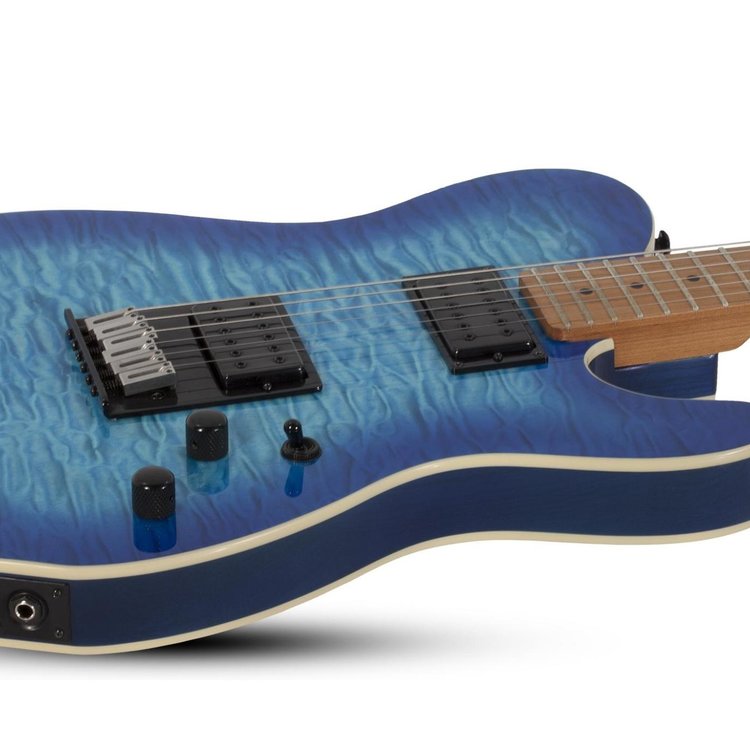 Schecter Schecter PT Pro in Trans Blue Burst w/Maple Fretboard