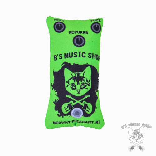B's Music Shop Danger Cat Catnip Pedal Pillow