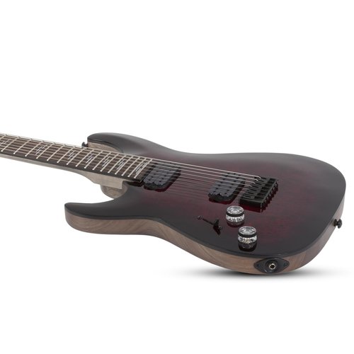 Schecter Schecter Omen Elite-7 LH in Black Cherry Burst Schecter Schecter Omen Elite-7 LH in Black Cherry Burst