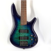 Ibanez Standard SR405EQM 5-String Electric Bass - Surreal Blue Burst