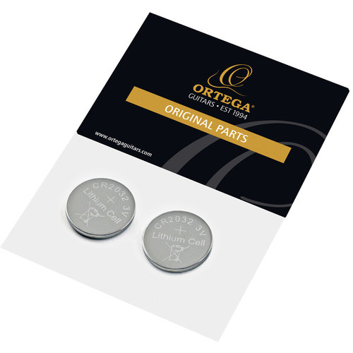 Ortega Ortega 2-Pack of 3V Coin CR2032 Cell Batteries Ortega Ortega 2-Pack of 3V Coin CR2032 Cell Batteries