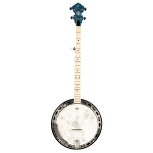 Ortega Ortega Falcon Series 5-String Acoustic/Electric Banjo  w/Bag - Transparent Blue