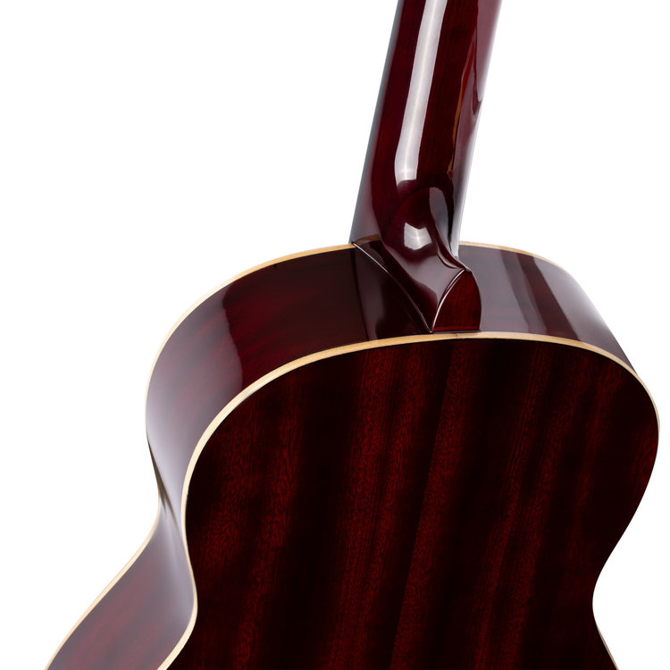 Ortega Ortega Family Series R121 Slim Neck Nylon String Guitar w/Bag - Wine Red
