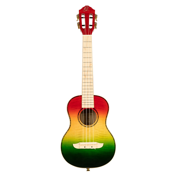 Ortega Ortega Prism Series Tenor Ukulele w/Bag - Tri-Color Fade