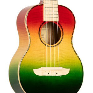 Ortega Ortega Prism Series Tenor Ukulele w/Bag - Tri-Color Fade