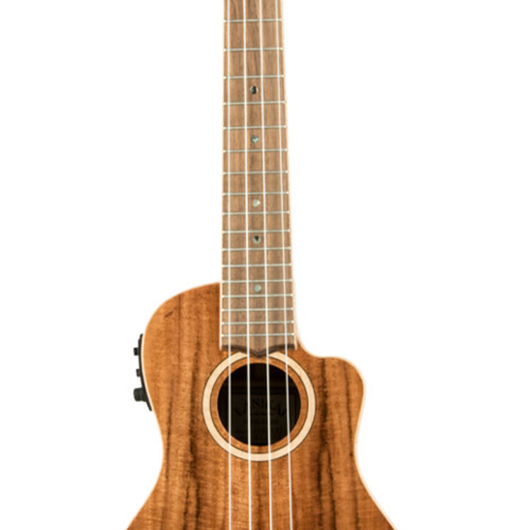 Lanikai Lanikai All Solid Acacia Cutaway Electric Concert Ukulele w/Case