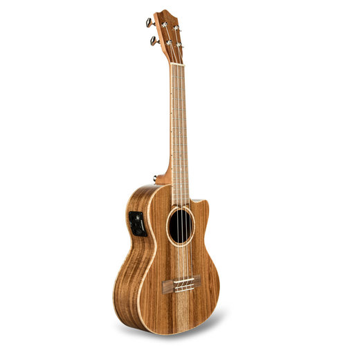 Lanikai Lanikai All Solid Acacia Cutaway Electric Tenor Ukulele w/Case Lanikai Lanikai All Solid Acacia Cutaway Electric Tenor Ukulele w/Case