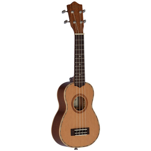 Lanikai Lanikai Solid Cedar/Mahogany Soprano Ukulele w/Bag