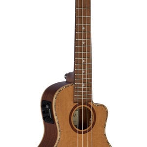 Lanikai Lanikai Solid Cedar/Mahogany Cutaway Electric Concert Ukulele w/Bag