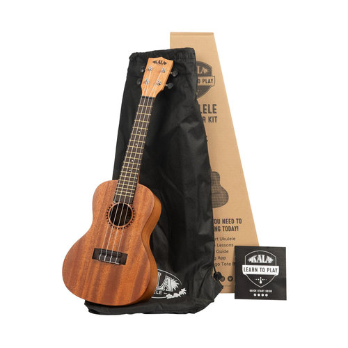 Kala Kala Learn To Play Ukulele Starter Kit - Concert [Rosewood and Retail Packaging Update]