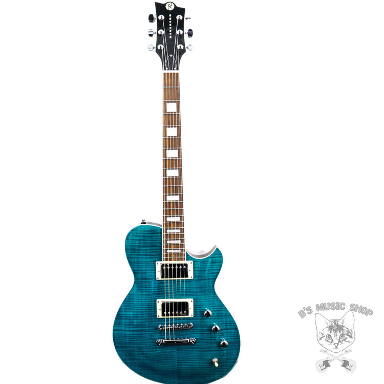Reverend Used Reverend Roundhouse FM in Trans Turquoise