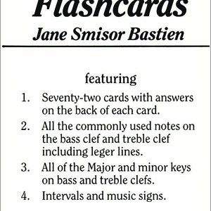 Kjos Bastien Music Flashcards