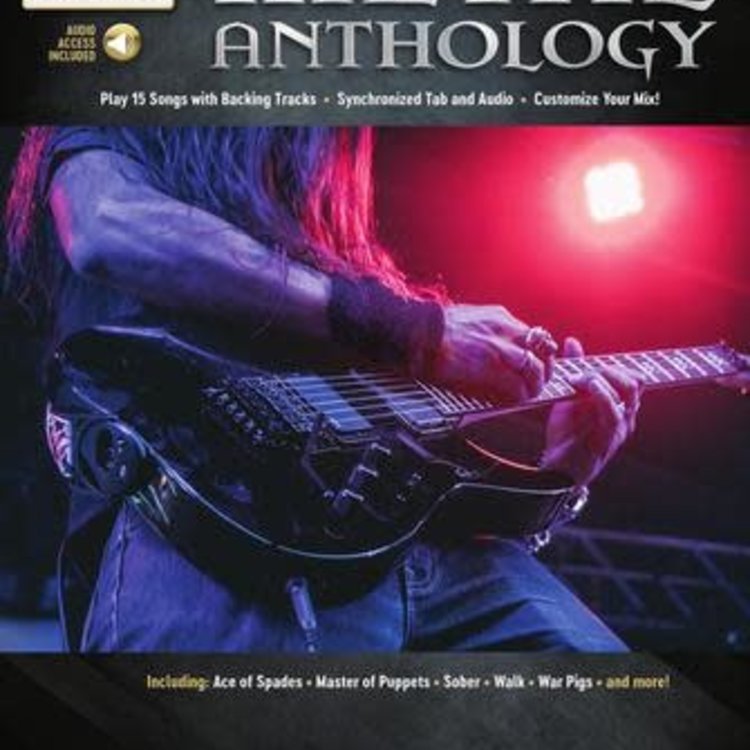 Hal Leonard Metal Anthology: Deluxe Guitar Play-Along Volume 15