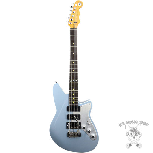 Reverend Reverend Six Gun HPP 25 in Metallic Silver Freeze Reverend Reverend Six Gun HPP 25 in Metallic Silver Freeze