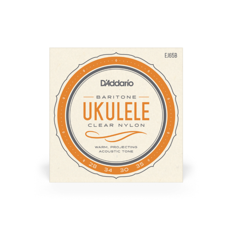 D'Addario D'Addario EJ65B Pro-Arté Custom Extruded Nylon Ukulele Strings, Baritone