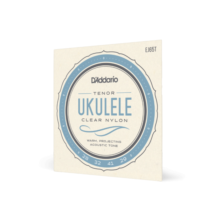 D'Addario D'Addario EJ65T Pro-Arté Custom Extruded Nylon Ukulele Strings, Tenor