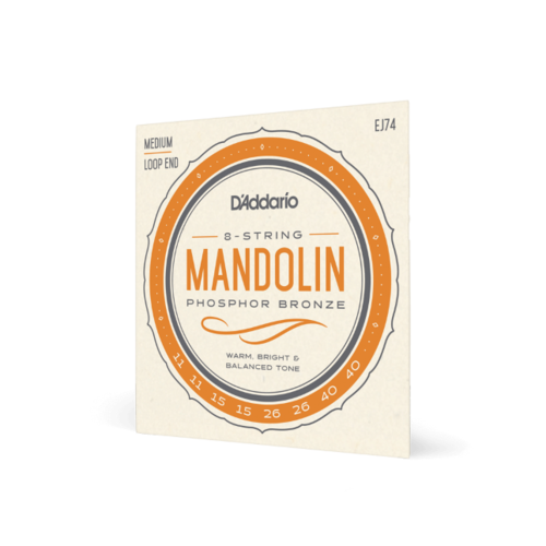 D'Addario D’Addario EJ74 Mandolin Strings, Phosphor Bronze, Medium, 11-40 D'Addario D’Addario EJ74 Mandolin Strings, Phosphor Bronze, Medium, 11-40