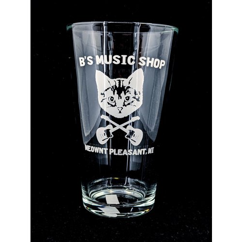 B's Music Shop B's Music Shop Pint Glass B's Music Shop B's Music Shop Pint Glass