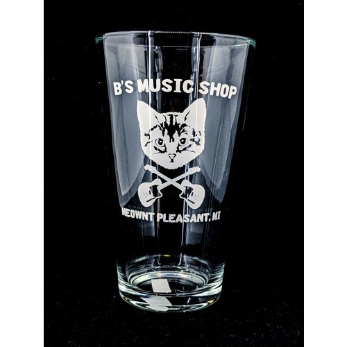 B's Music Shop B's Music Shop Pint Glass